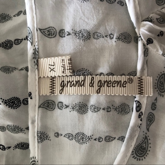 Grand & Greene v neck long tunic style shirt size XL - Picture 7 of 8